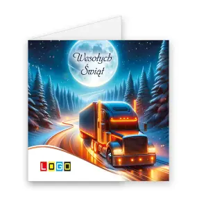 BN2-543 Nocny transport · Okładka Kartka świąteczna z logo BN2-543 Nocny transport, okładka