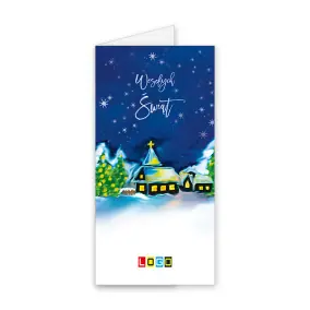 Kartka świąteczna z logo BN3-246 Świetlista nawa o północy, okładka