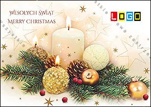 Płonące świece na beżu, rozłożony
