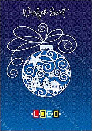 Kreskowy ornament z domkiem, rozłożony