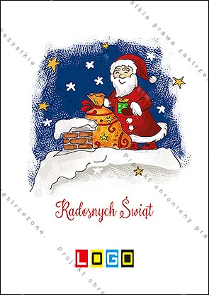 Gwiaździsta noc i komin, rozłożony