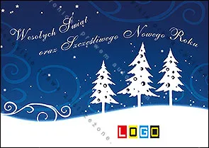 Jodełki pod nocnym niebem, rozłożony