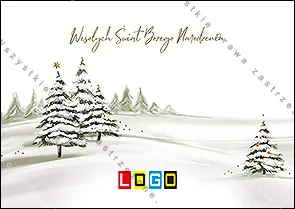 Biała kępa na pagórku, rozłożony