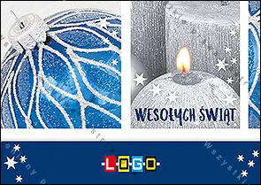 Srebrny splot dwóch kadrów, rozłożony