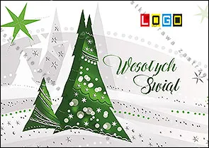 Kropkowane jodełki w parze, rozłożony
