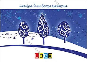 Granatowy zagajnik z koralikami, rozłożony