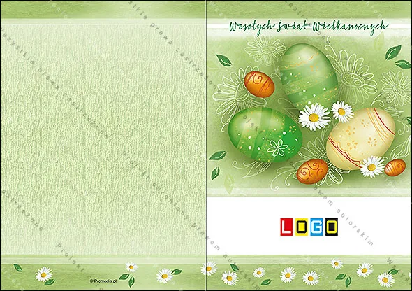 Margerytki na zielonym kobiercu, rozłożony