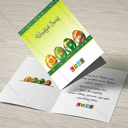 Zielony gradient i kolorowy szereg, tył