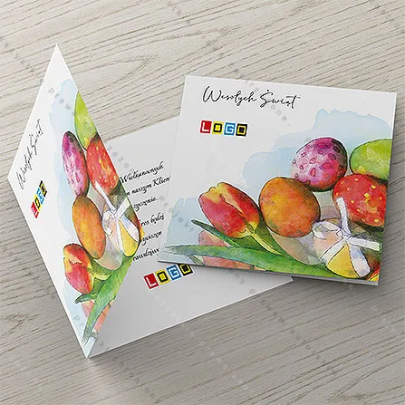 Akwarela z kwiatami na bieli, tył