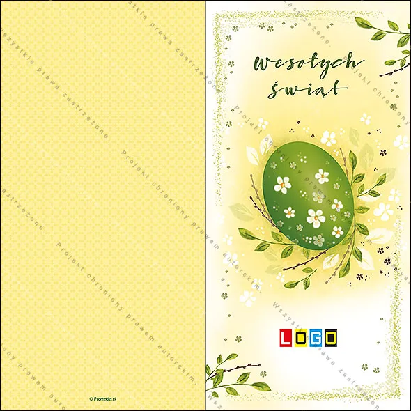 Ciemna pisanka w siatce witek, rozłożony