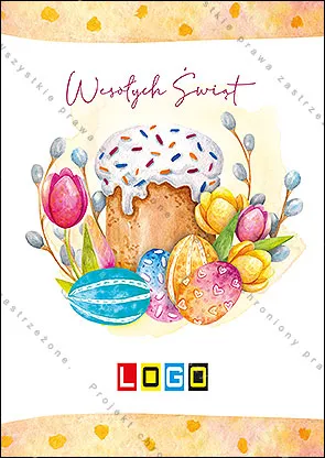 Biała babka i wiosenne tulipany, rozłożony